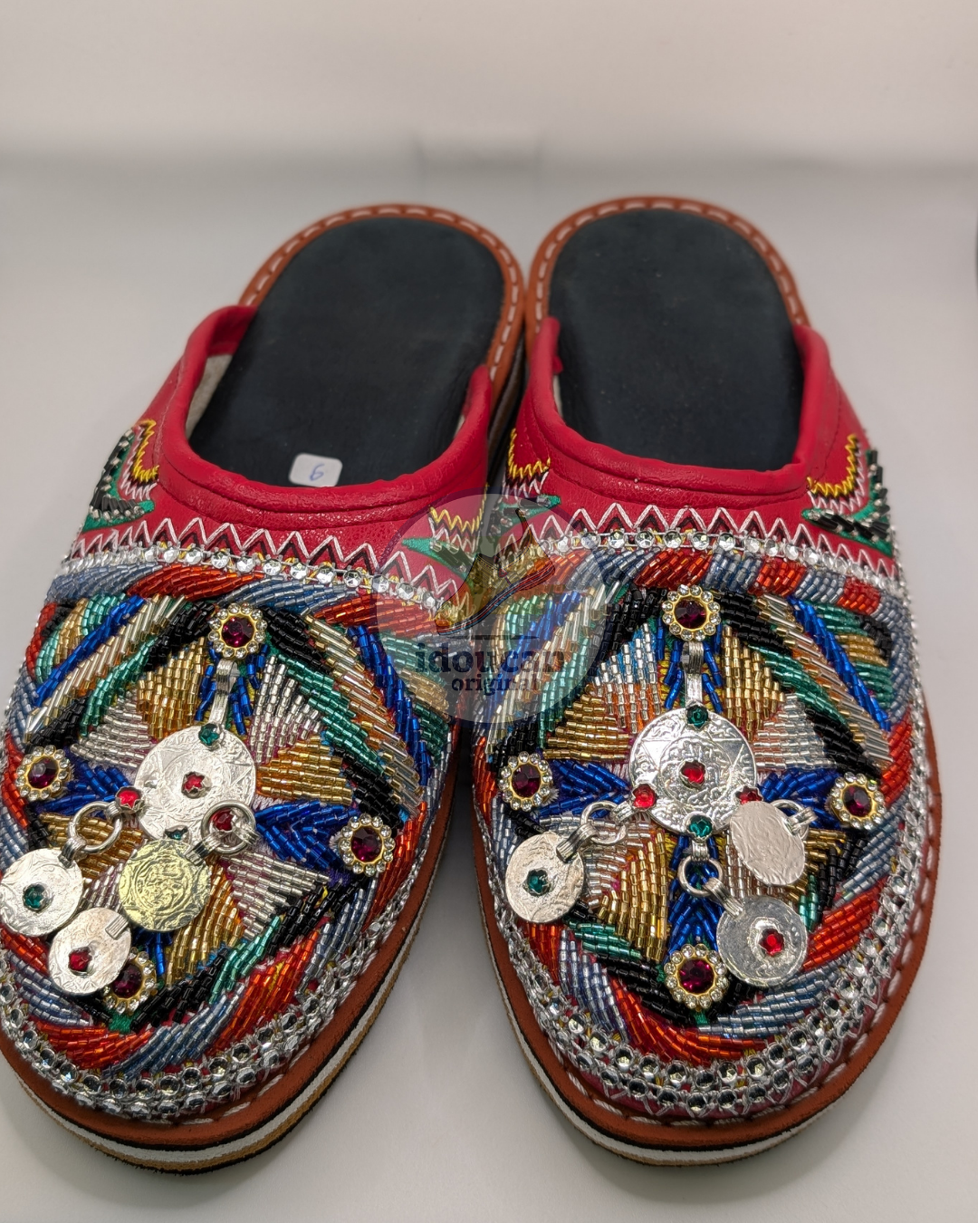 babouches berbères marocaines.